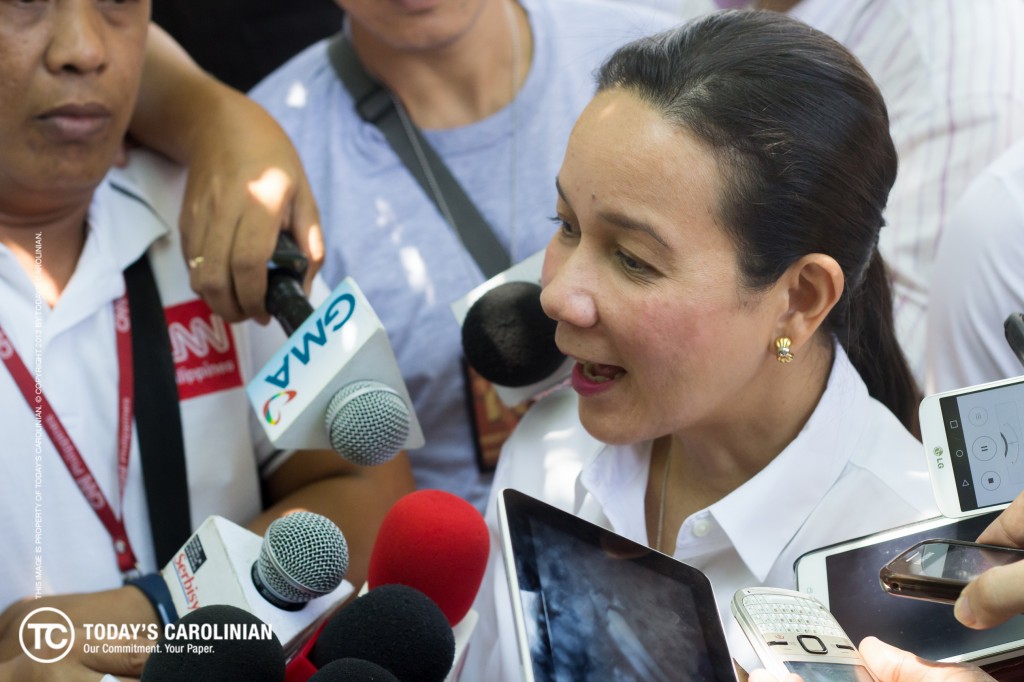 Grace Poe visits USC - USC Downtown Campus - GIfthir Elmido